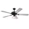 Westinghouse Westinghouse Scholar 52 in. Matte Black LED Indoor Ceiling Fan 73048 - alternate 2